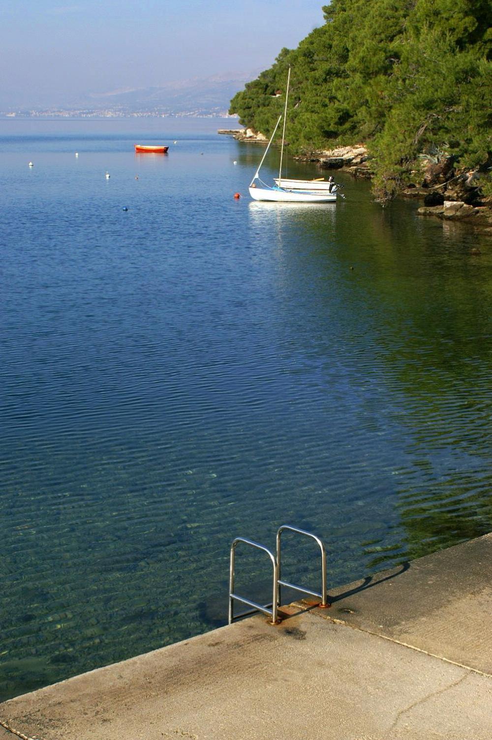 Apartments By The Sea Splitska, Brac - 2923 Postira Kültér fotó